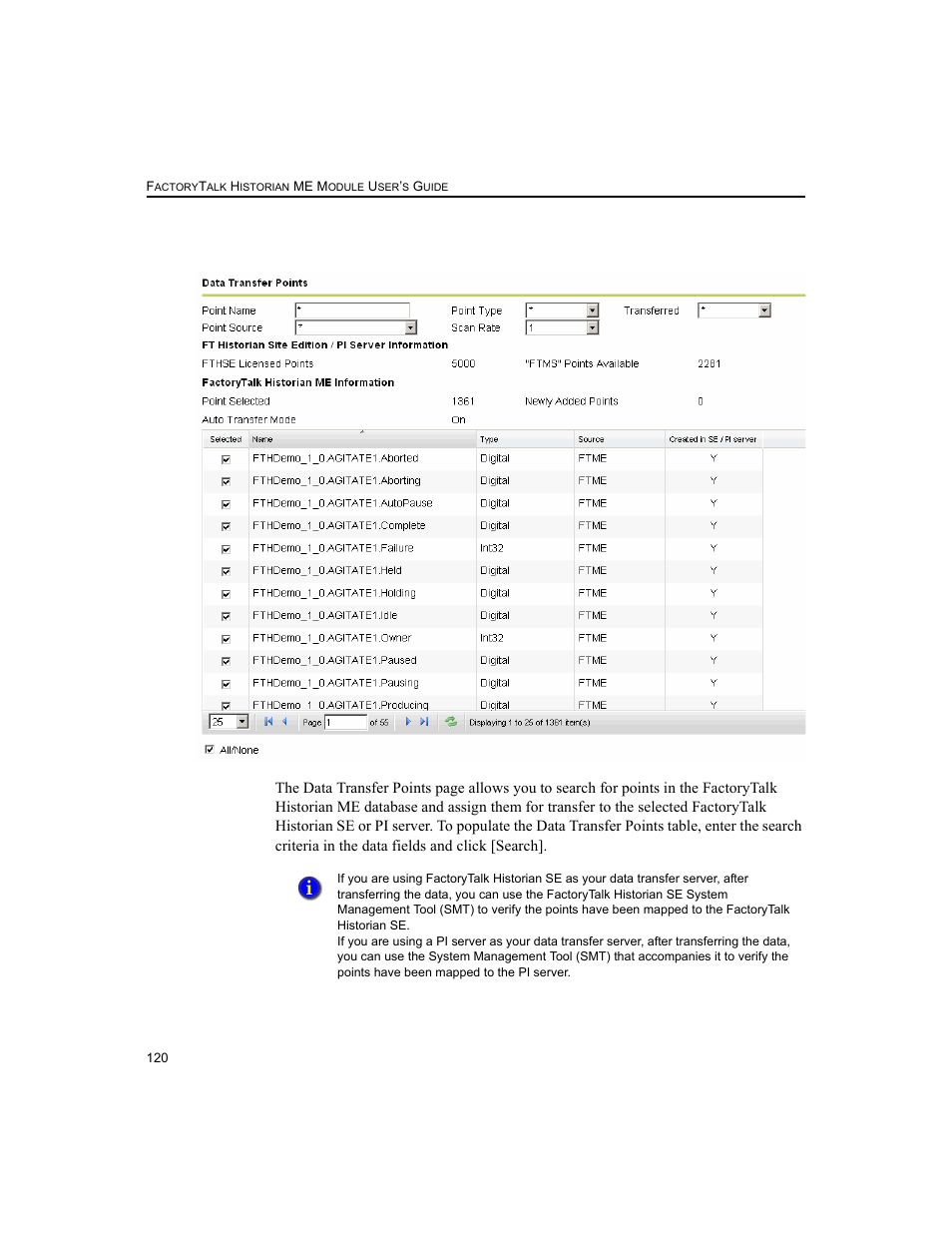 Rockwell Automation 1756-HIST2G FactoryTalk Historian ME 2.2  User Manual | Page 130 / 330