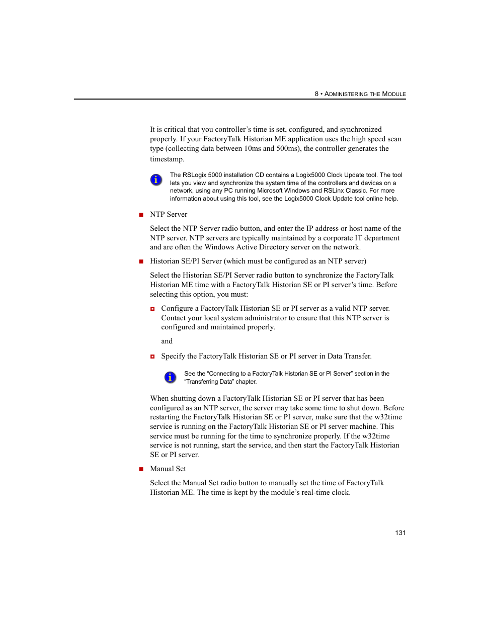 Rockwell Automation 1756-HIST2G FactoryTalk Historian ME 2.2  User Manual | Page 141 / 330