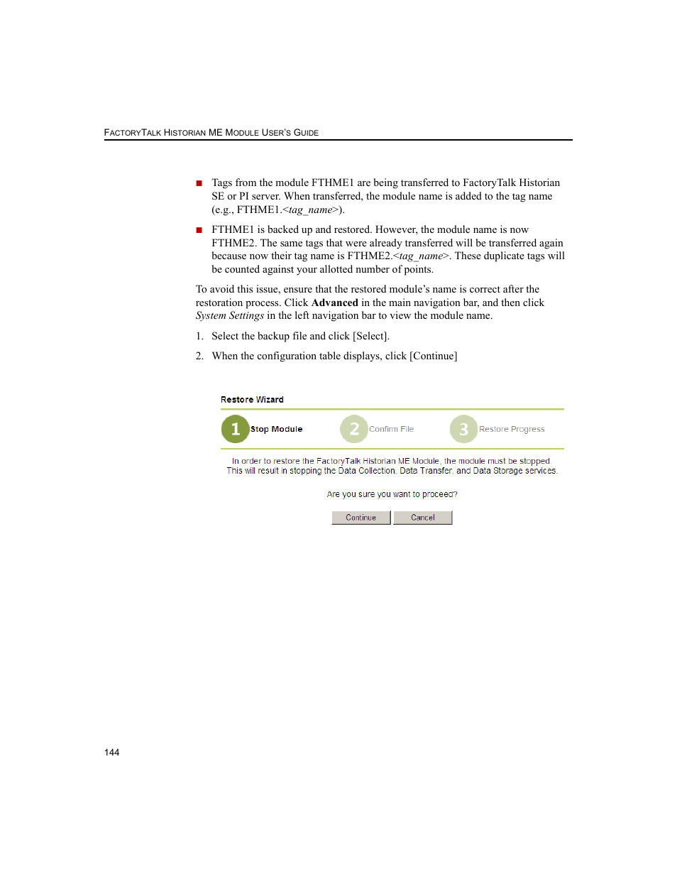 Rockwell Automation 1756-HIST2G FactoryTalk Historian ME 2.2  User Manual | Page 154 / 330