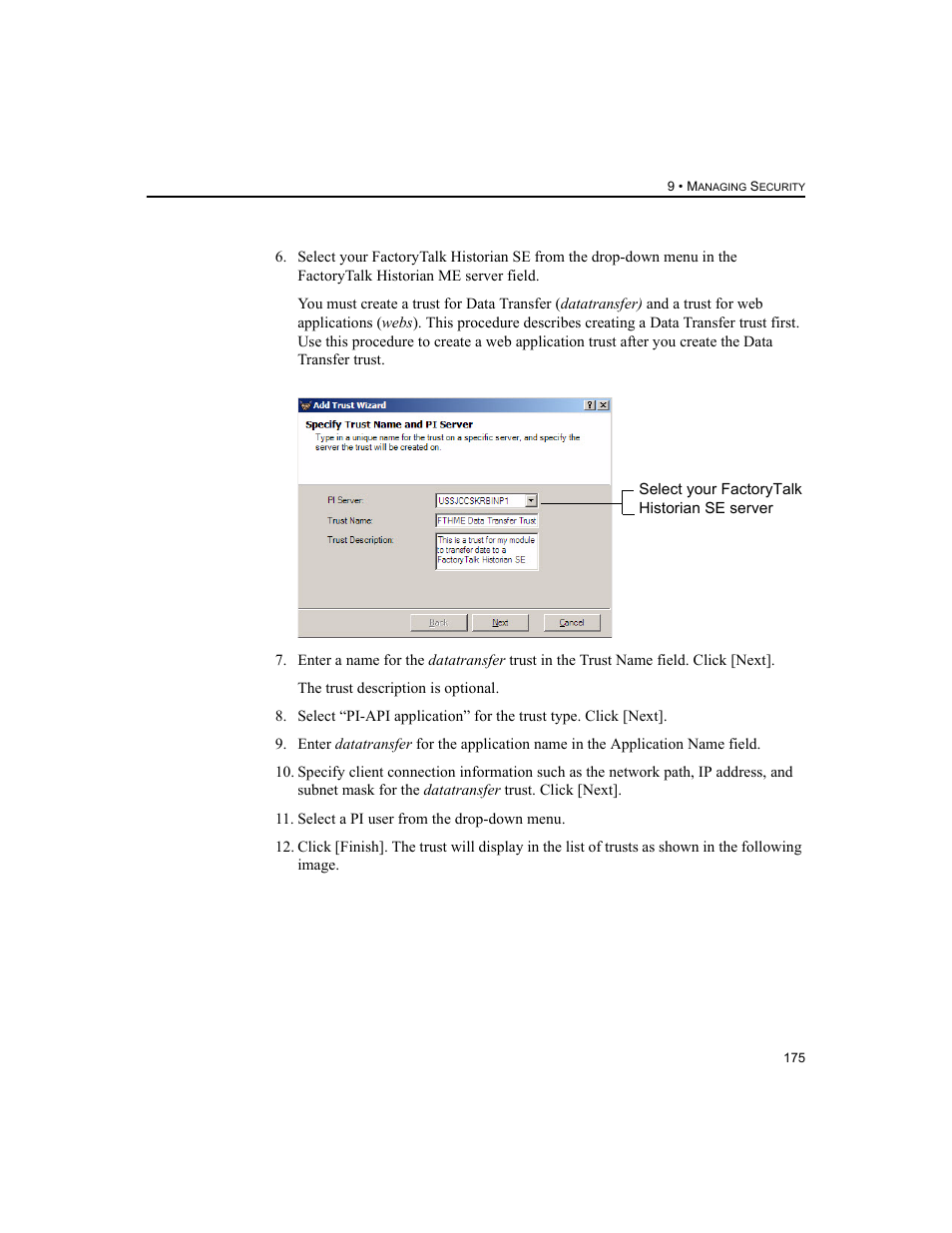 Rockwell Automation 1756-HIST2G FactoryTalk Historian ME 2.2  User Manual | Page 185 / 330