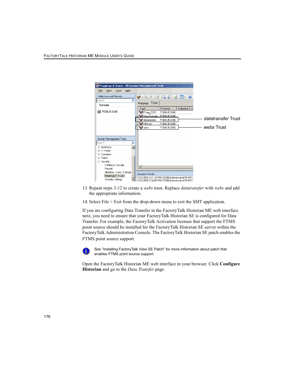 Rockwell Automation 1756-HIST2G FactoryTalk Historian ME 2.2  User Manual | Page 186 / 330