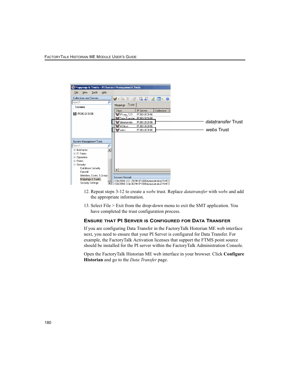 Rockwell Automation 1756-HIST2G FactoryTalk Historian ME 2.2  User Manual | Page 190 / 330