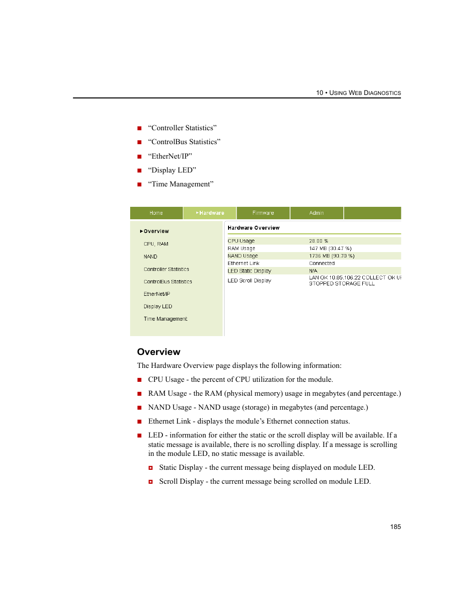 Overview | Rockwell Automation 1756-HIST2G FactoryTalk Historian ME 2.2  User Manual | Page 195 / 330