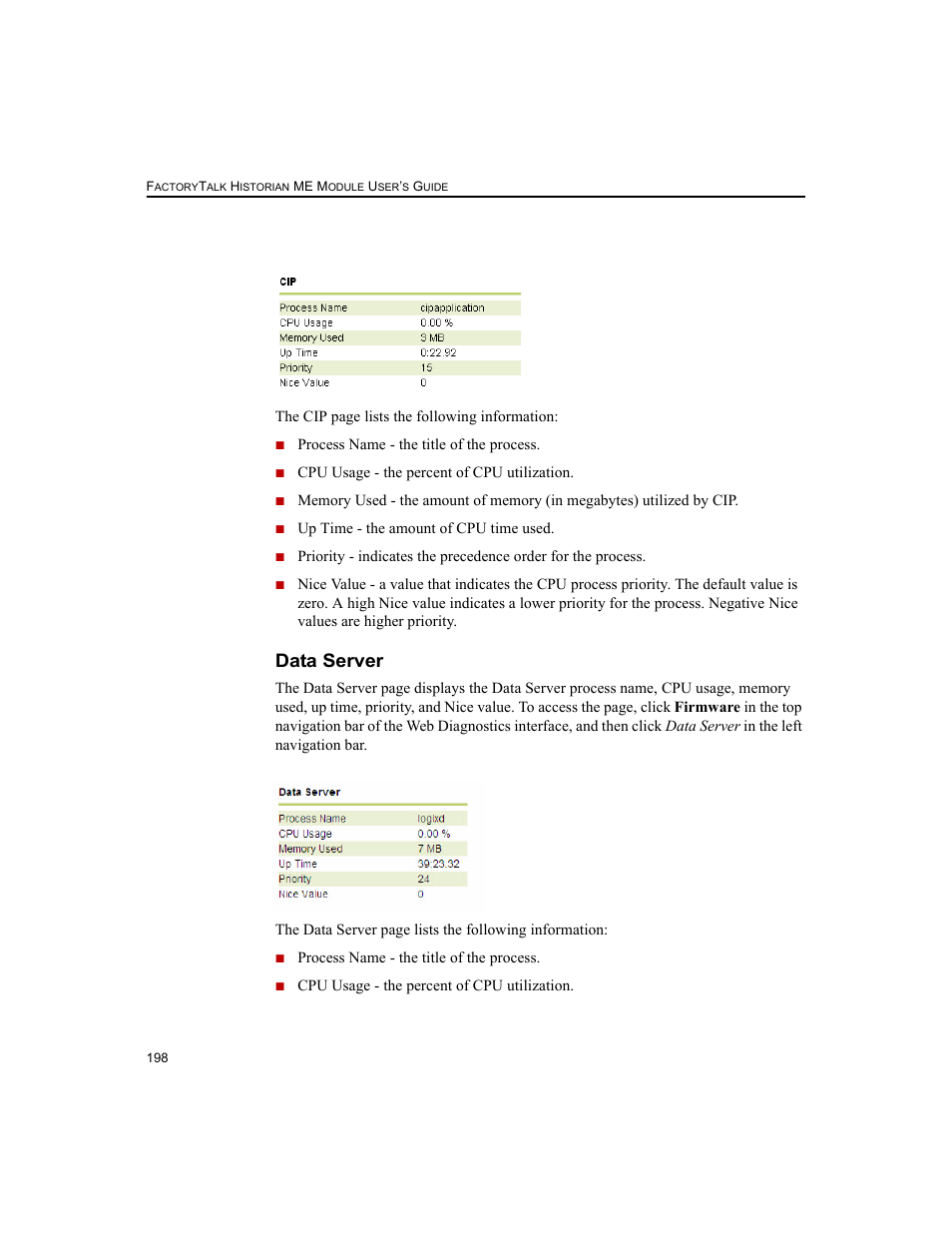 Data server | Rockwell Automation 1756-HIST2G FactoryTalk Historian ME 2.2  User Manual | Page 208 / 330