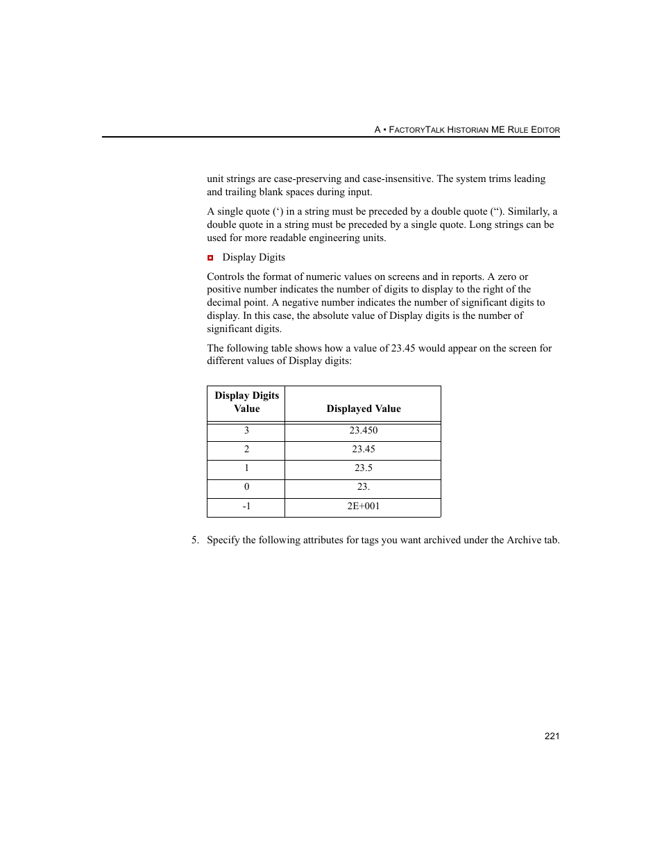 Rockwell Automation 1756-HIST2G FactoryTalk Historian ME 2.2  User Manual | Page 231 / 330