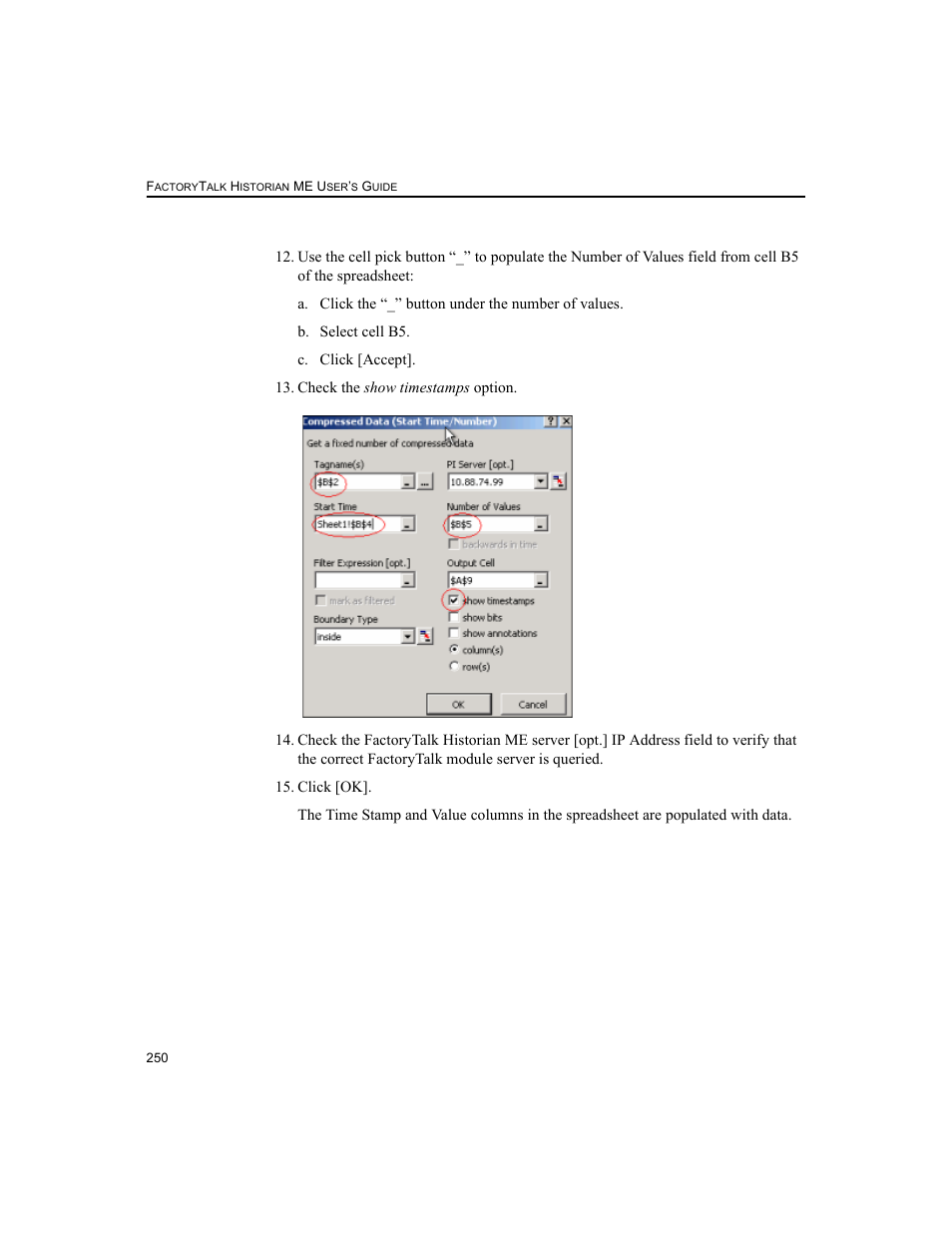 Rockwell Automation 1756-HIST2G FactoryTalk Historian ME 2.2  User Manual | Page 260 / 330
