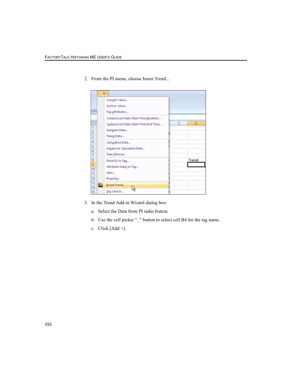 Rockwell Automation 1756-HIST2G FactoryTalk Historian ME 2.2  User Manual | Page 262 / 330