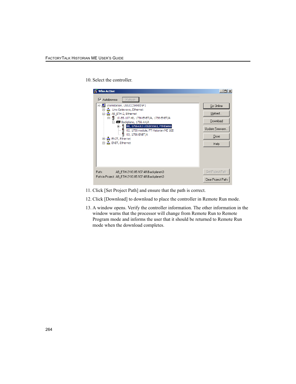 Rockwell Automation 1756-HIST2G FactoryTalk Historian ME 2.2  User Manual | Page 274 / 330