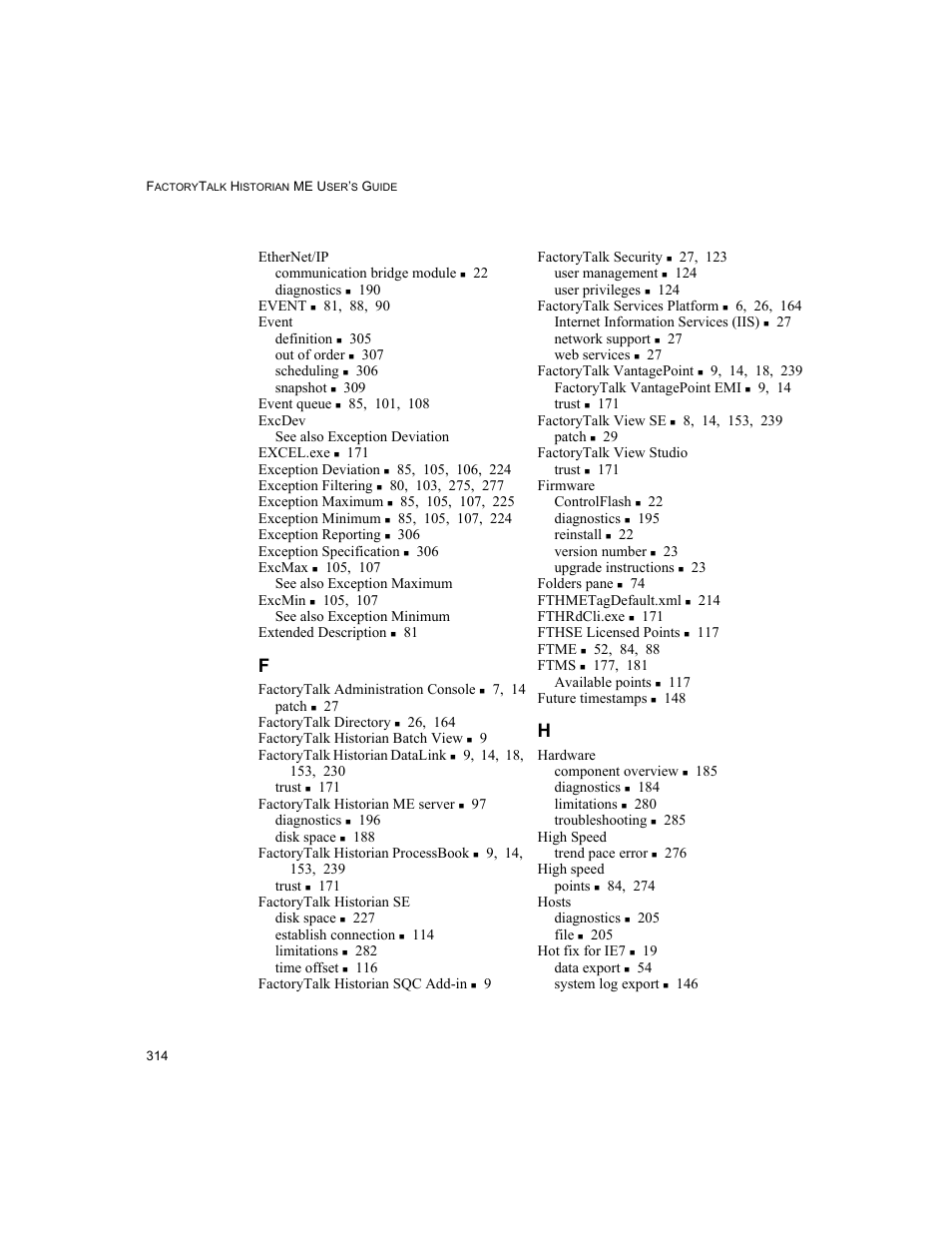 Rockwell Automation 1756-HIST2G FactoryTalk Historian ME 2.2  User Manual | Page 324 / 330