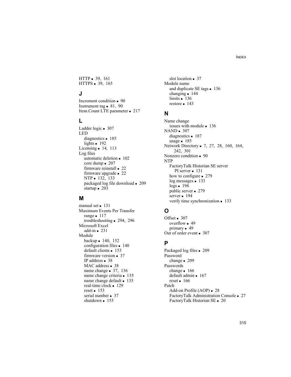 Rockwell Automation 1756-HIST2G FactoryTalk Historian ME 2.2  User Manual | Page 325 / 330