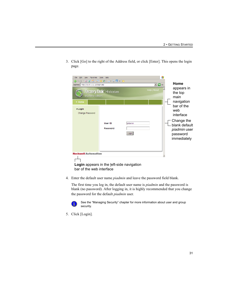 Rockwell Automation 1756-HIST2G FactoryTalk Historian ME 2.2  User Manual | Page 41 / 330