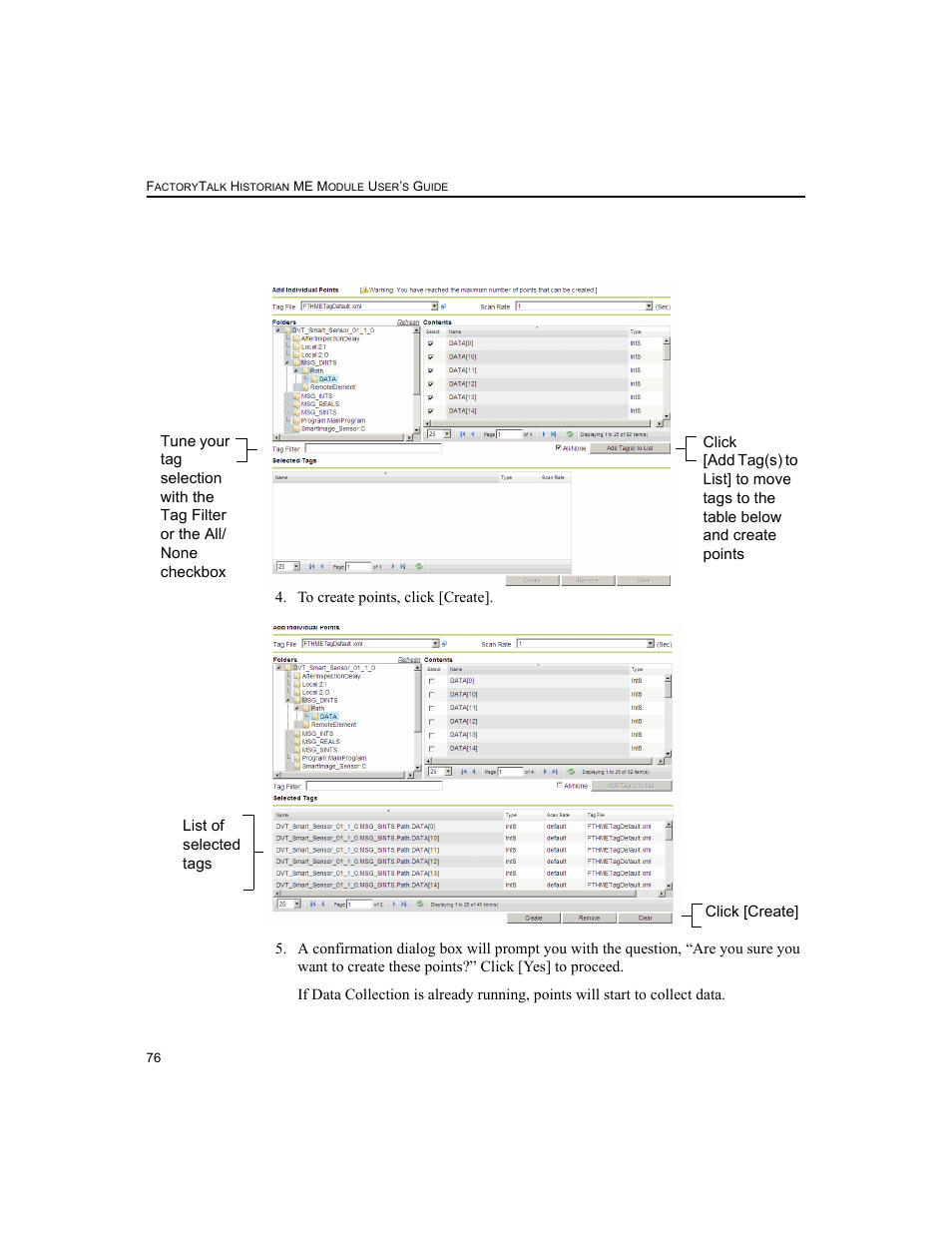 Rockwell Automation 1756-HIST2G FactoryTalk Historian ME 2.2  User Manual | Page 86 / 330