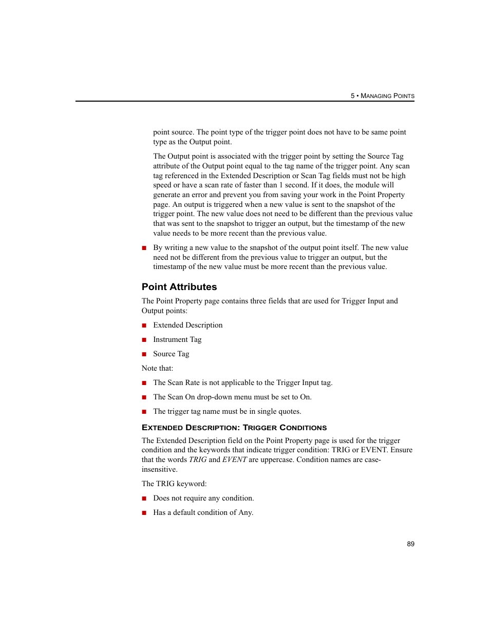 Point attributes | Rockwell Automation 1756-HIST2G FactoryTalk Historian ME 2.2  User Manual | Page 99 / 330