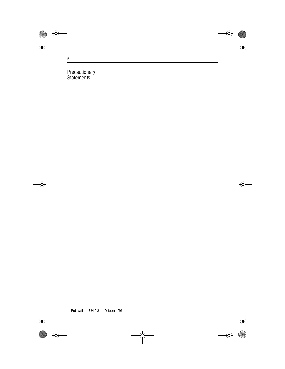 Precautionary statements, Important user information | Rockwell Automation 1784-PCIDS DEVICENET PCI COMM User Manual | Page 2 / 28