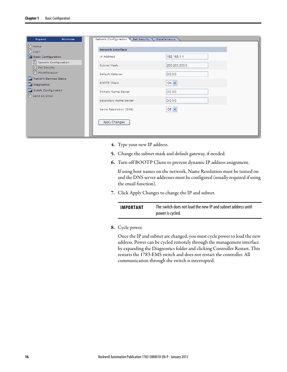 Rockwell Automation 1783-EMS08T Stratix 6000 Ethernet Managed Switch User Manual User Manual | Page 16 / 94