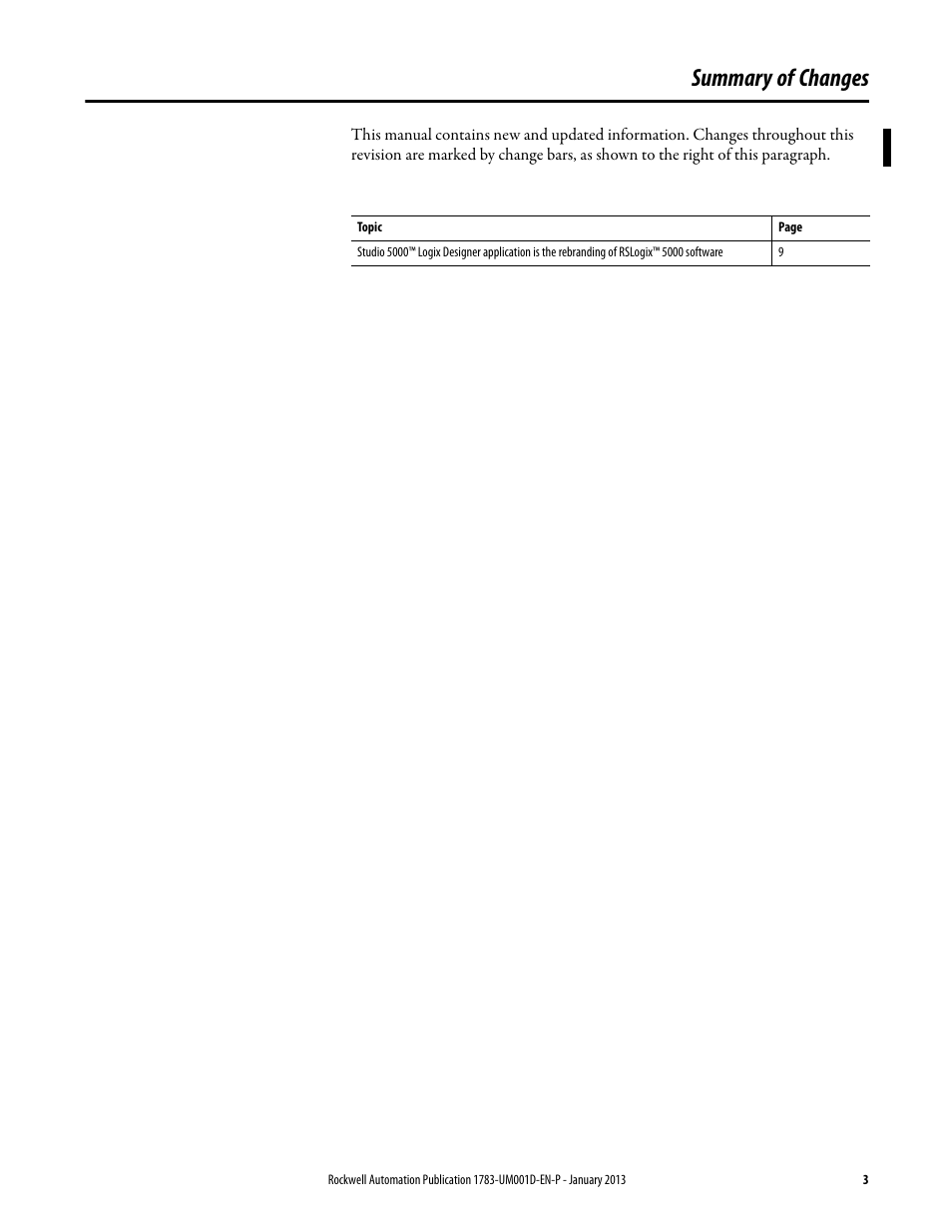 Summary of changes | Rockwell Automation 1783-EMS08T Stratix 6000 Ethernet Managed Switch User Manual User Manual | Page 3 / 94