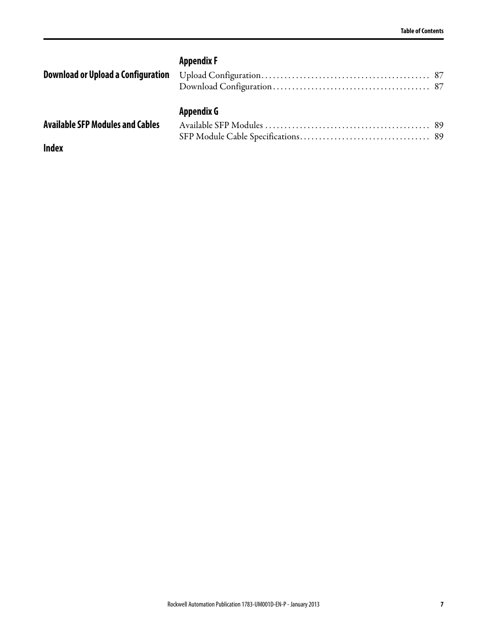Rockwell Automation 1783-EMS08T Stratix 6000 Ethernet Managed Switch User Manual User Manual | Page 7 / 94