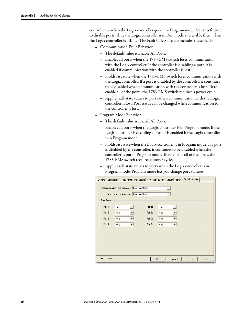 Rockwell Automation 1783-EMS08T Stratix 6000 Ethernet Managed Switch User Manual User Manual | Page 86 / 94
