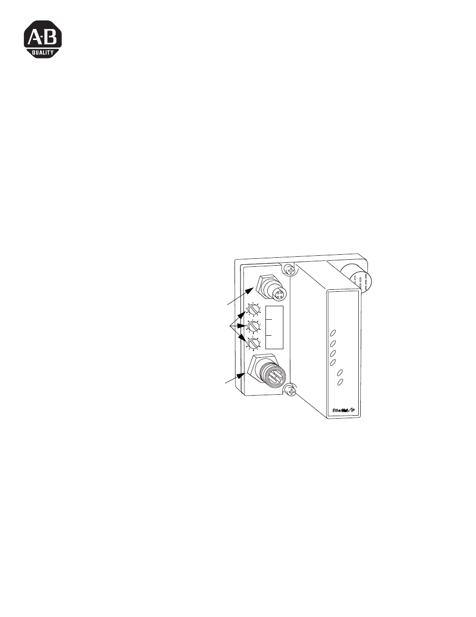 Rockwell Automation 1738-AENT ArmorPoint EtherNet/IP Adapter, Series A User Manual | 16 pages