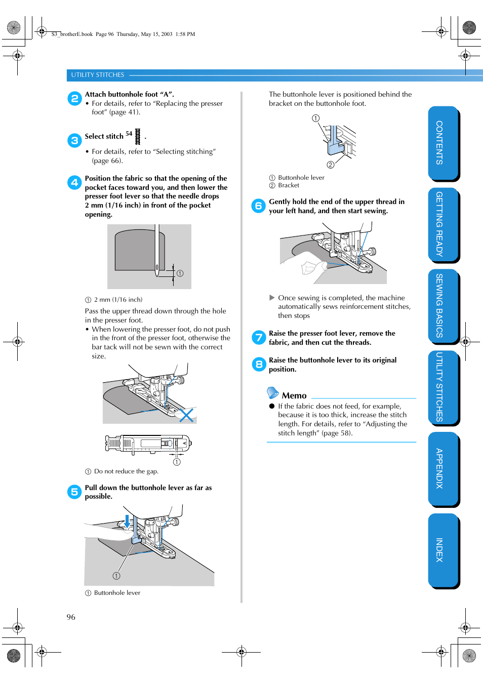 Brother CS-8150 User Manual | Page 102 / 141