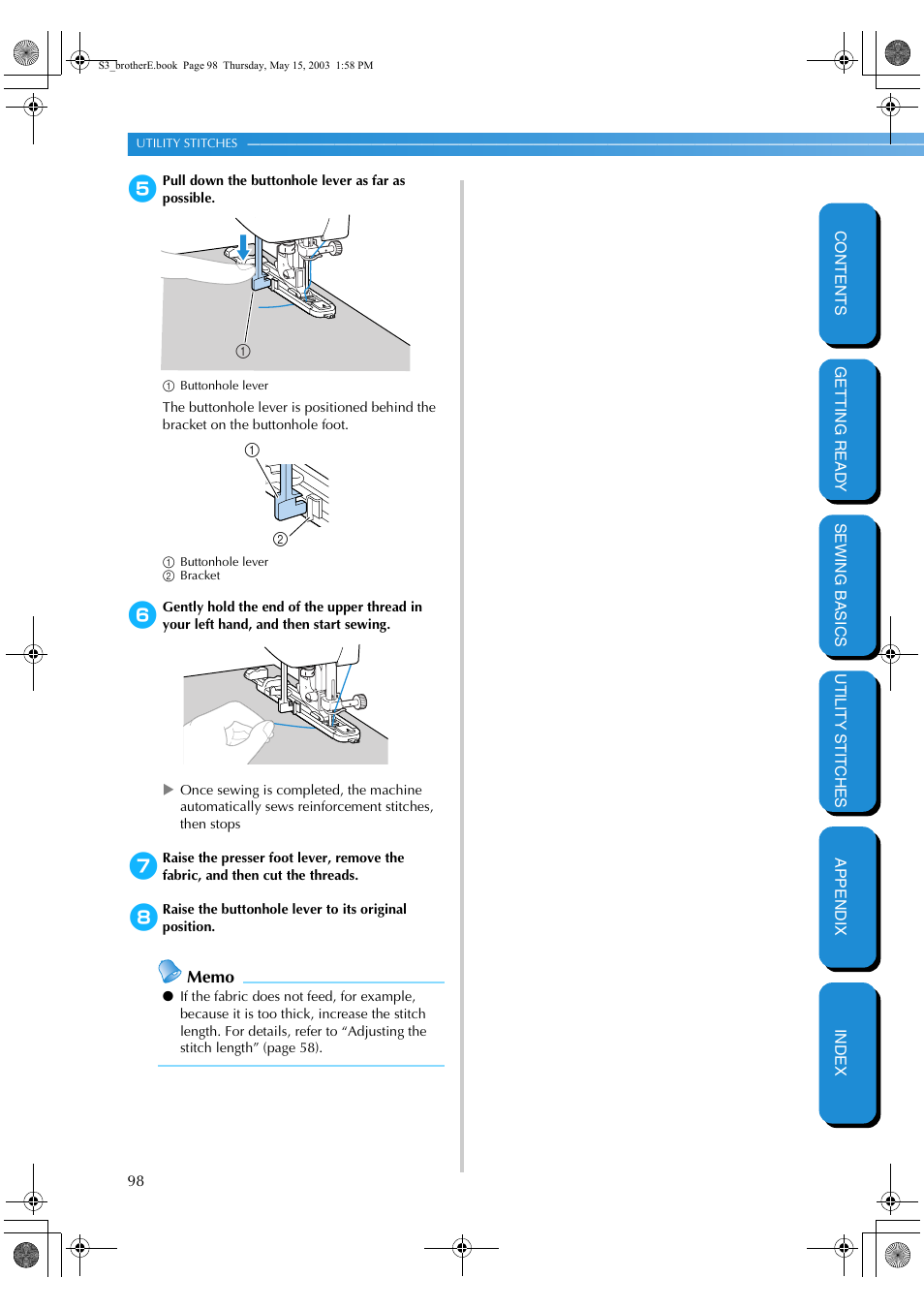Brother CS-8150 User Manual | Page 104 / 141