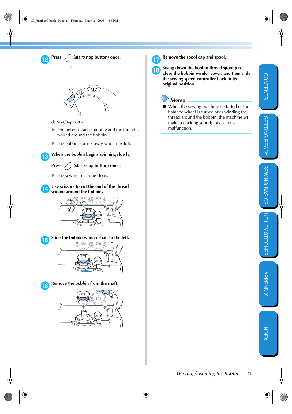 Brother CS-8150 User Manual | Page 27 / 141