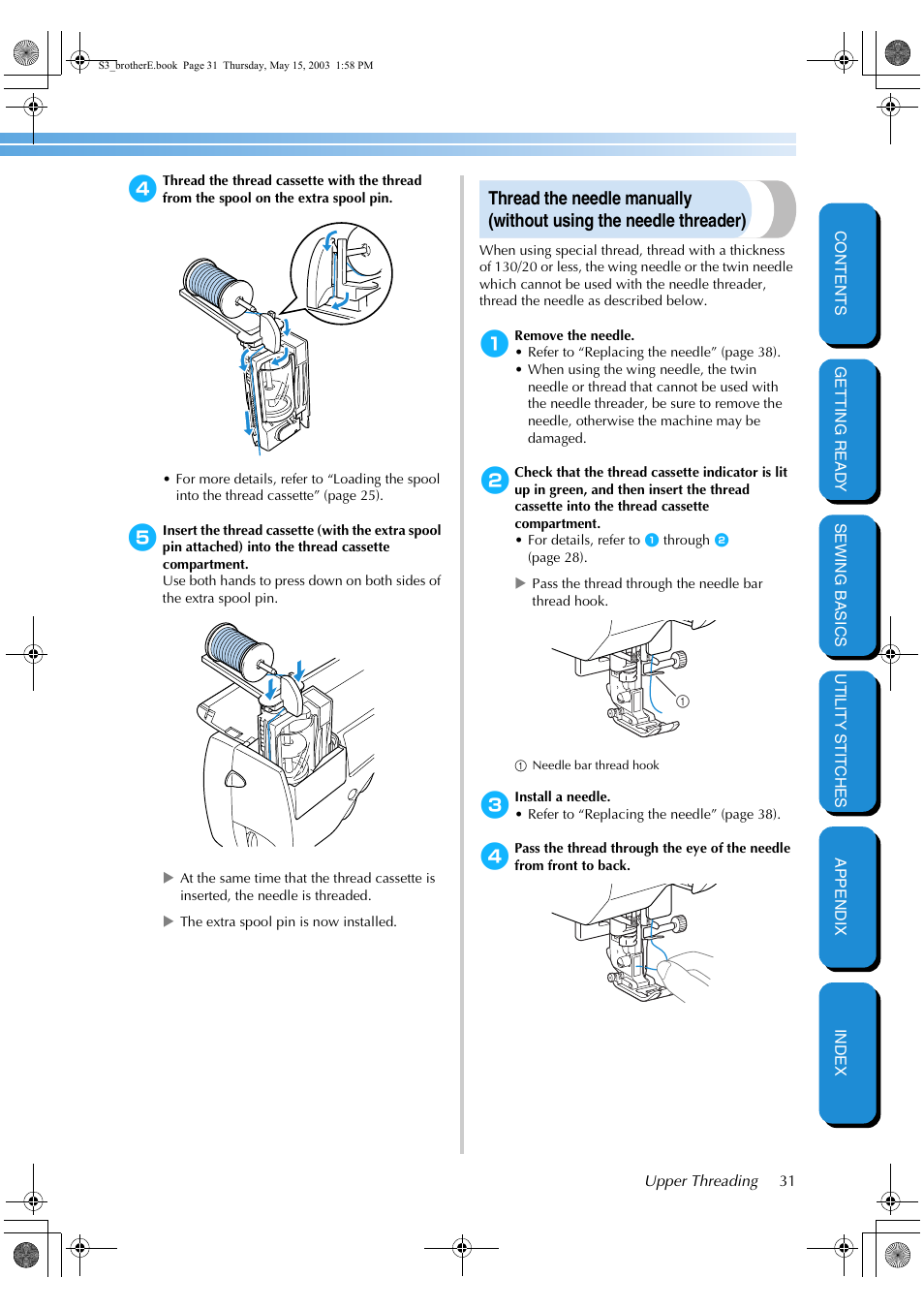 Brother CS-8150 User Manual | Page 37 / 141