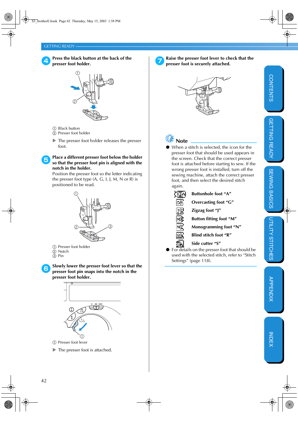 Brother CS-8150 User Manual | Page 48 / 141