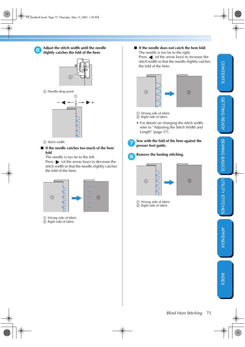Brother CS-8150 User Manual | Page 81 / 141