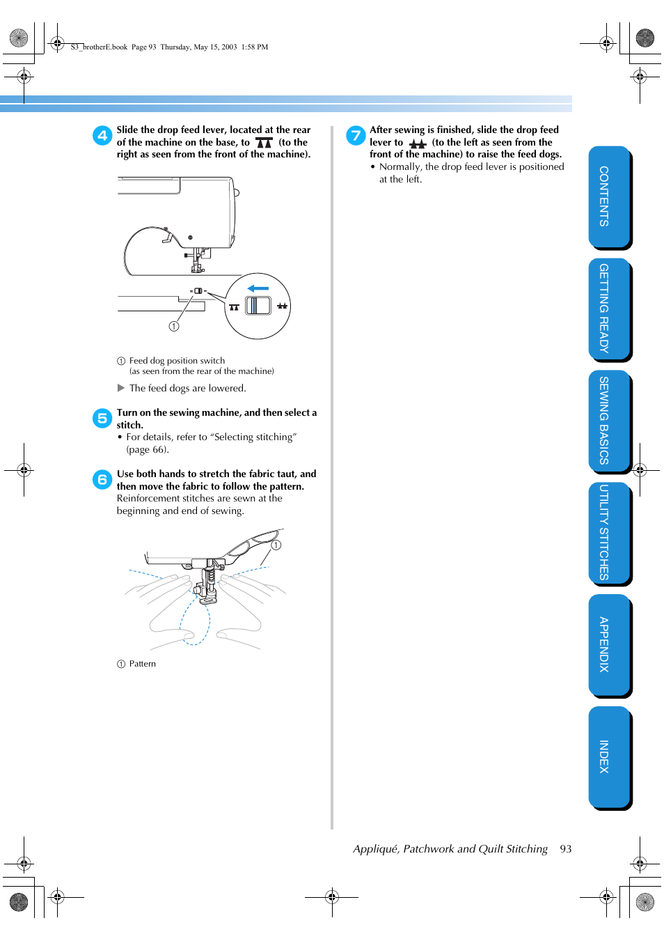 Brother CS-8150 User Manual | Page 99 / 141