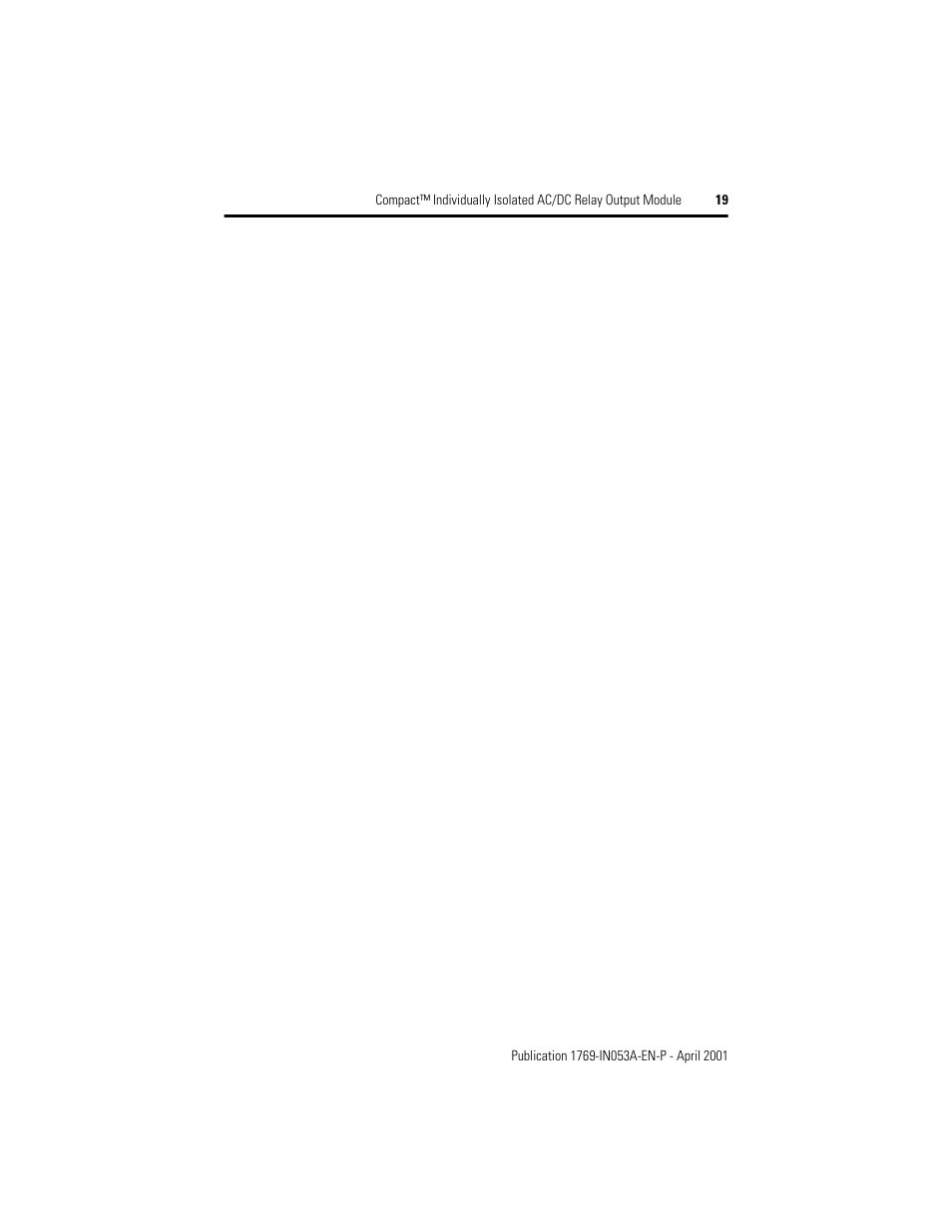 Rockwell Automation 1769-OW8I Compact Individually Isolated AC/DC Relay Output Module User Manual | Page 19 / 20