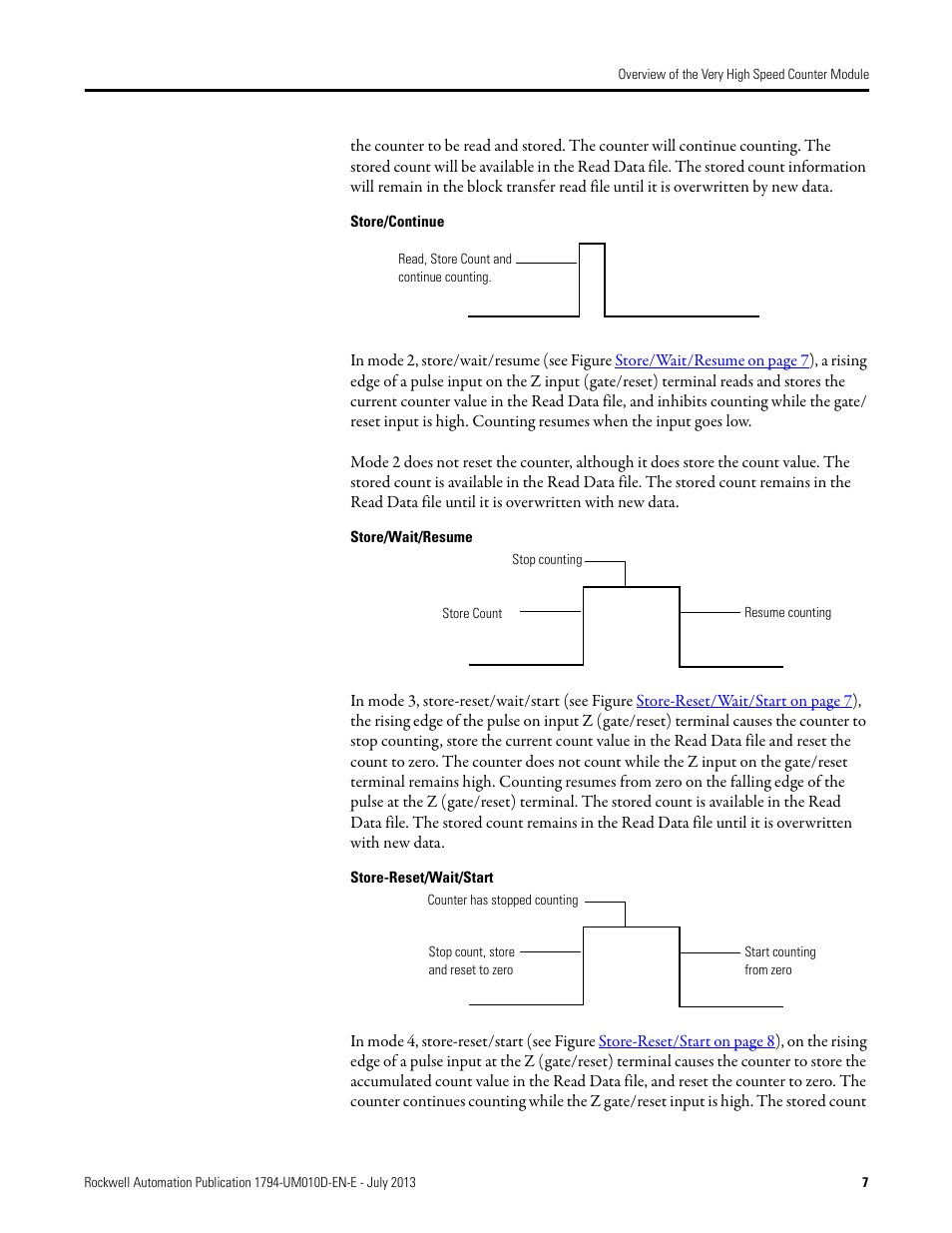 Rockwell Automation 1794-VHSC 1794 FLEX I/O Very High Speed Counter Module User Manual User Manual | Page 15 / 68