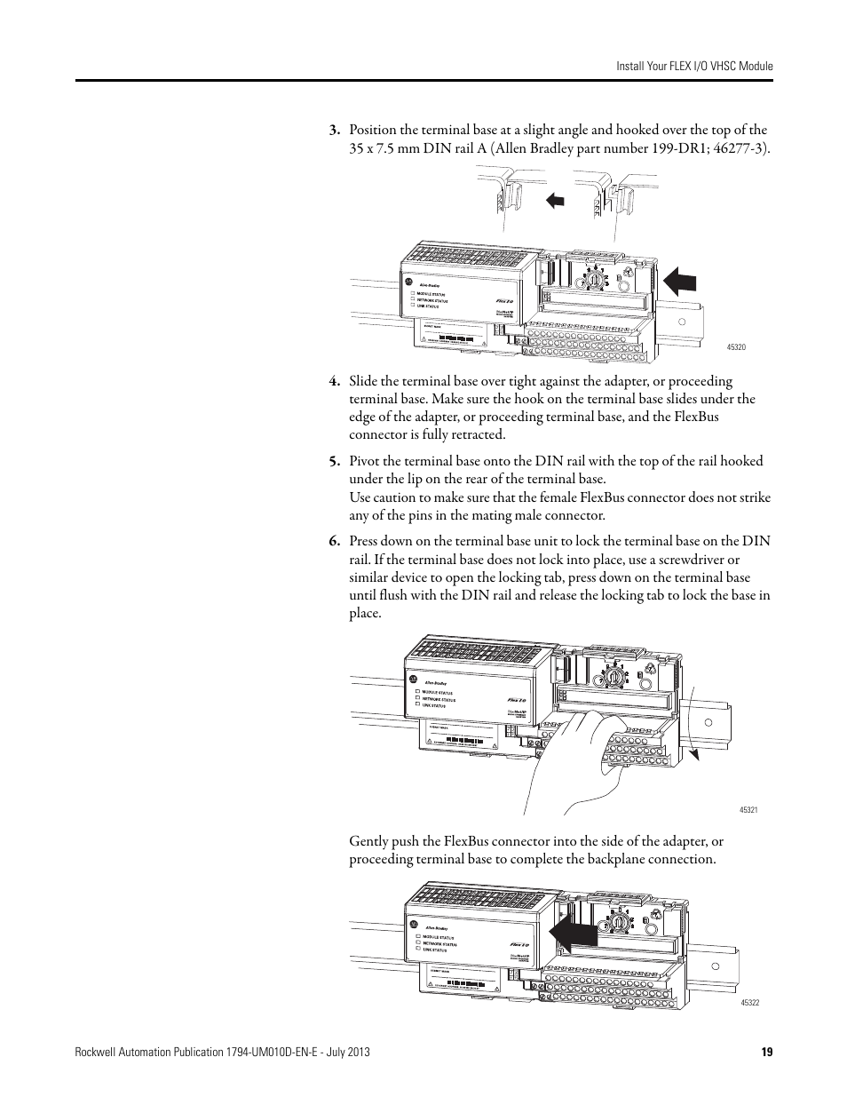 Rockwell Automation 1794-VHSC 1794 FLEX I/O Very High Speed Counter Module User Manual User Manual | Page 27 / 68