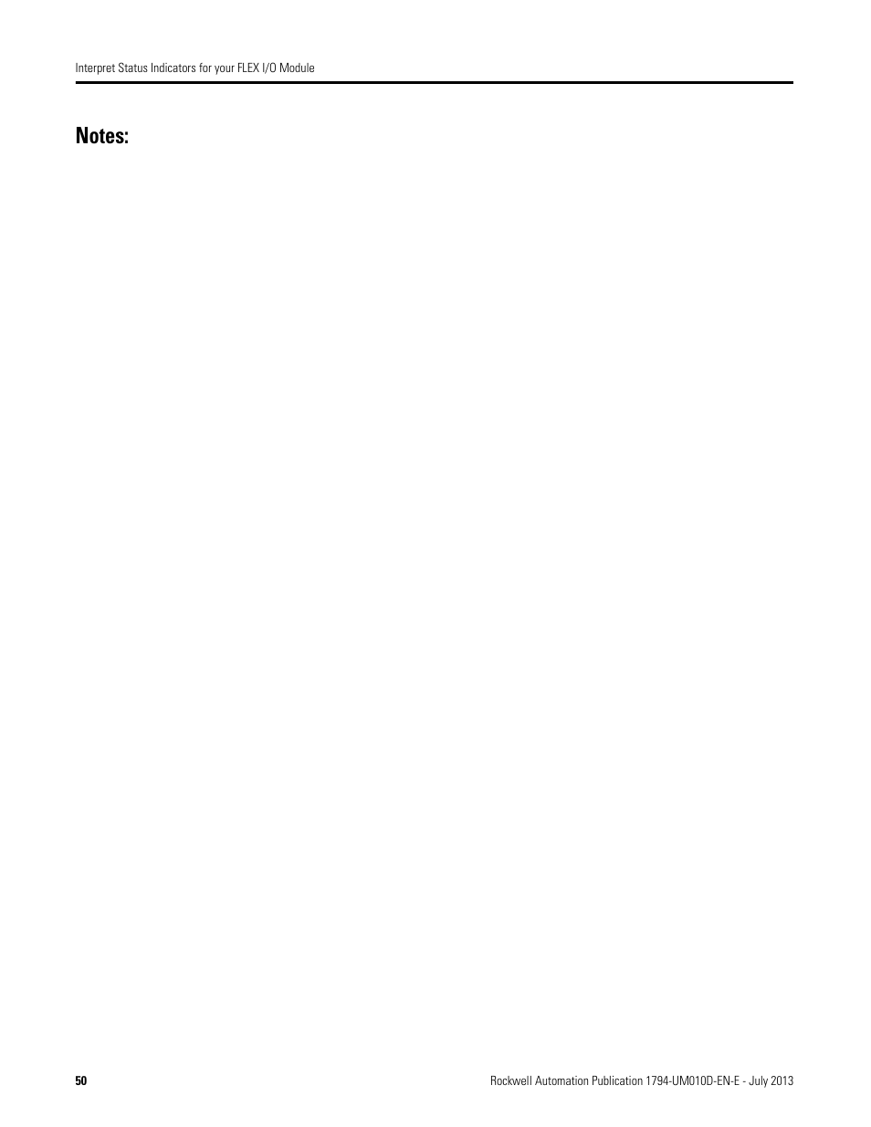 Rockwell Automation 1794-VHSC 1794 FLEX I/O Very High Speed Counter Module User Manual User Manual | Page 58 / 68