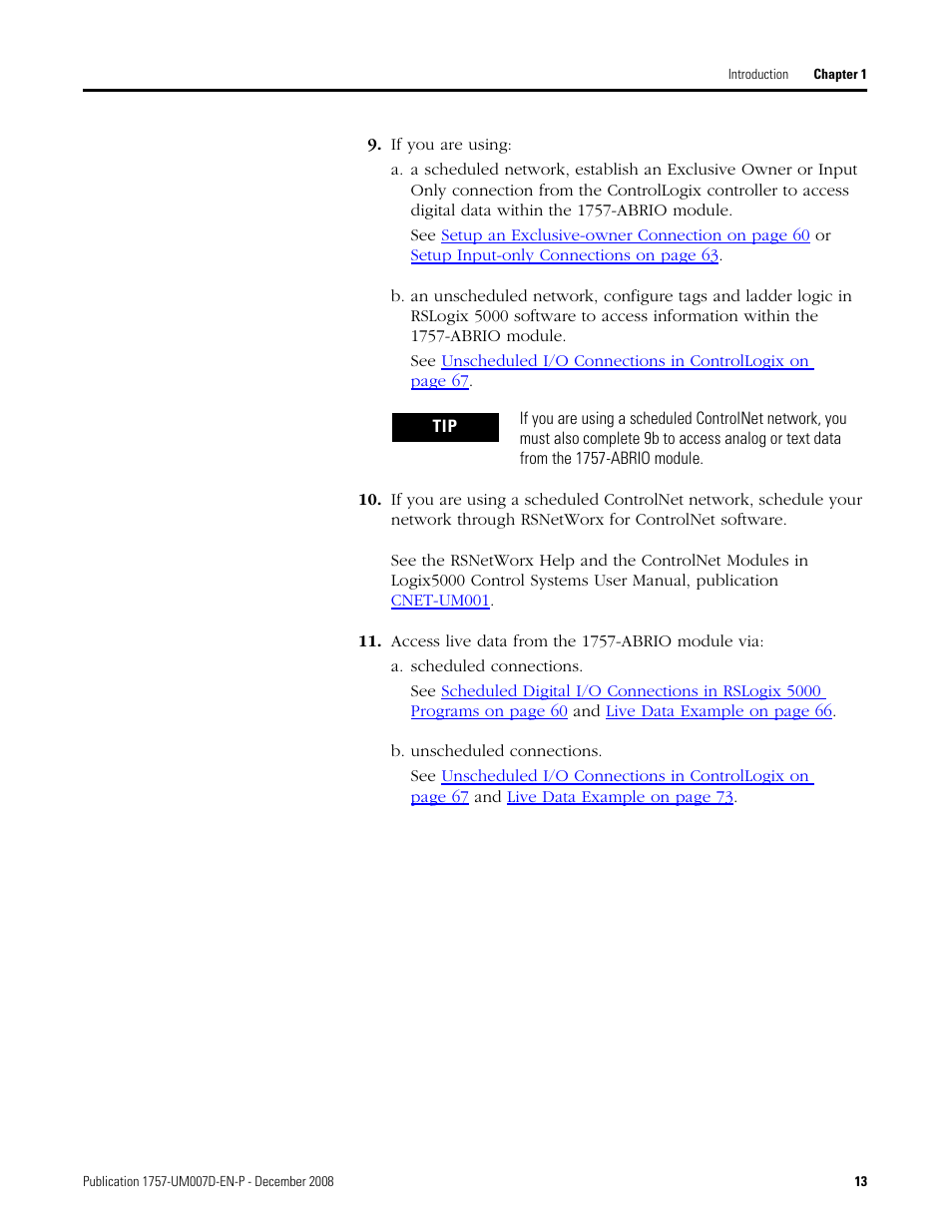 Rockwell Automation 1757-ABRIO Process Remote I/O (RIO) Communication Interface Module User Manual | Page 15 / 160