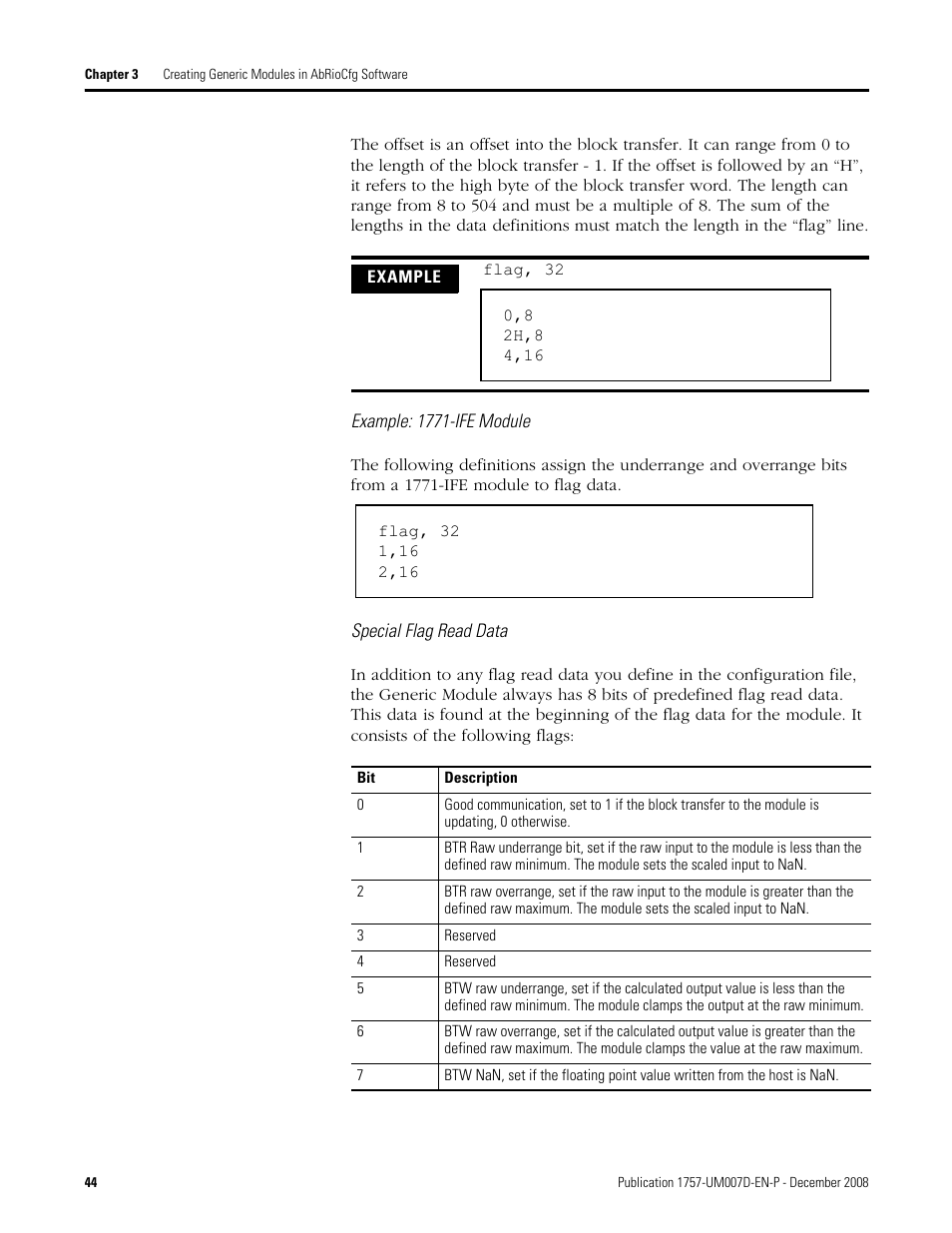 Rockwell Automation 1757-ABRIO Process Remote I/O (RIO) Communication Interface Module User Manual | Page 46 / 160