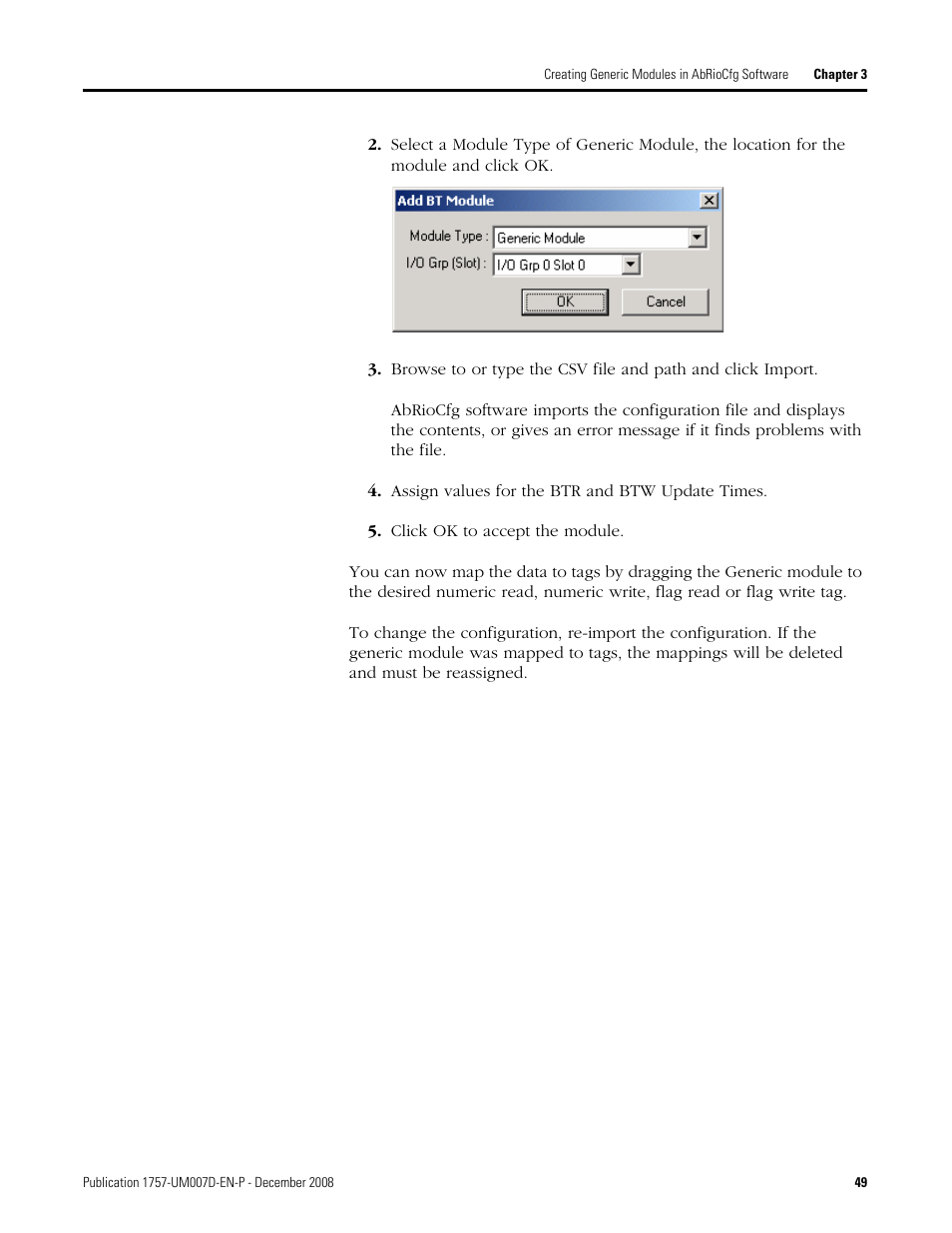 Rockwell Automation 1757-ABRIO Process Remote I/O (RIO) Communication Interface Module User Manual | Page 51 / 160