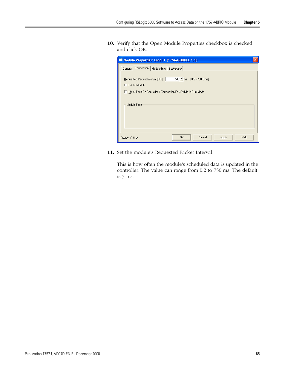 Rockwell Automation 1757-ABRIO Process Remote I/O (RIO) Communication Interface Module User Manual | Page 67 / 160