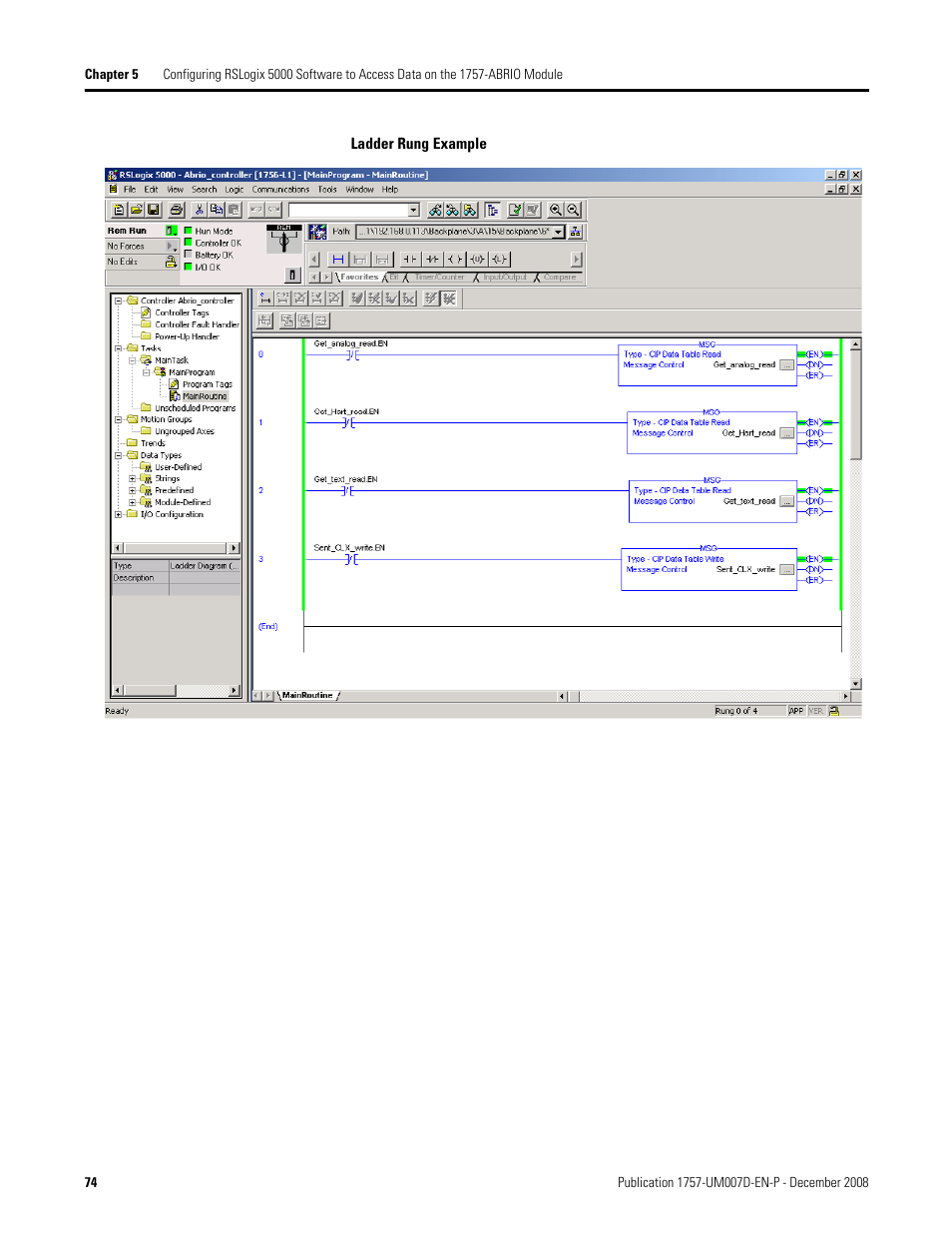 Rockwell Automation 1757-ABRIO Process Remote I/O (RIO) Communication Interface Module User Manual | Page 76 / 160