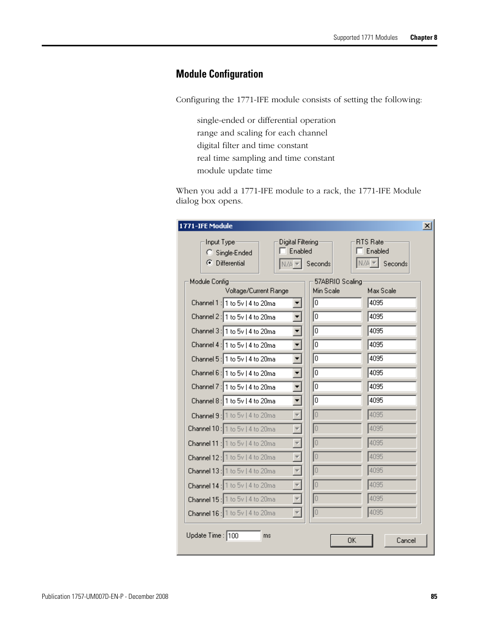 Module configuration | Rockwell Automation 1757-ABRIO Process Remote I/O (RIO) Communication Interface Module User Manual | Page 87 / 160