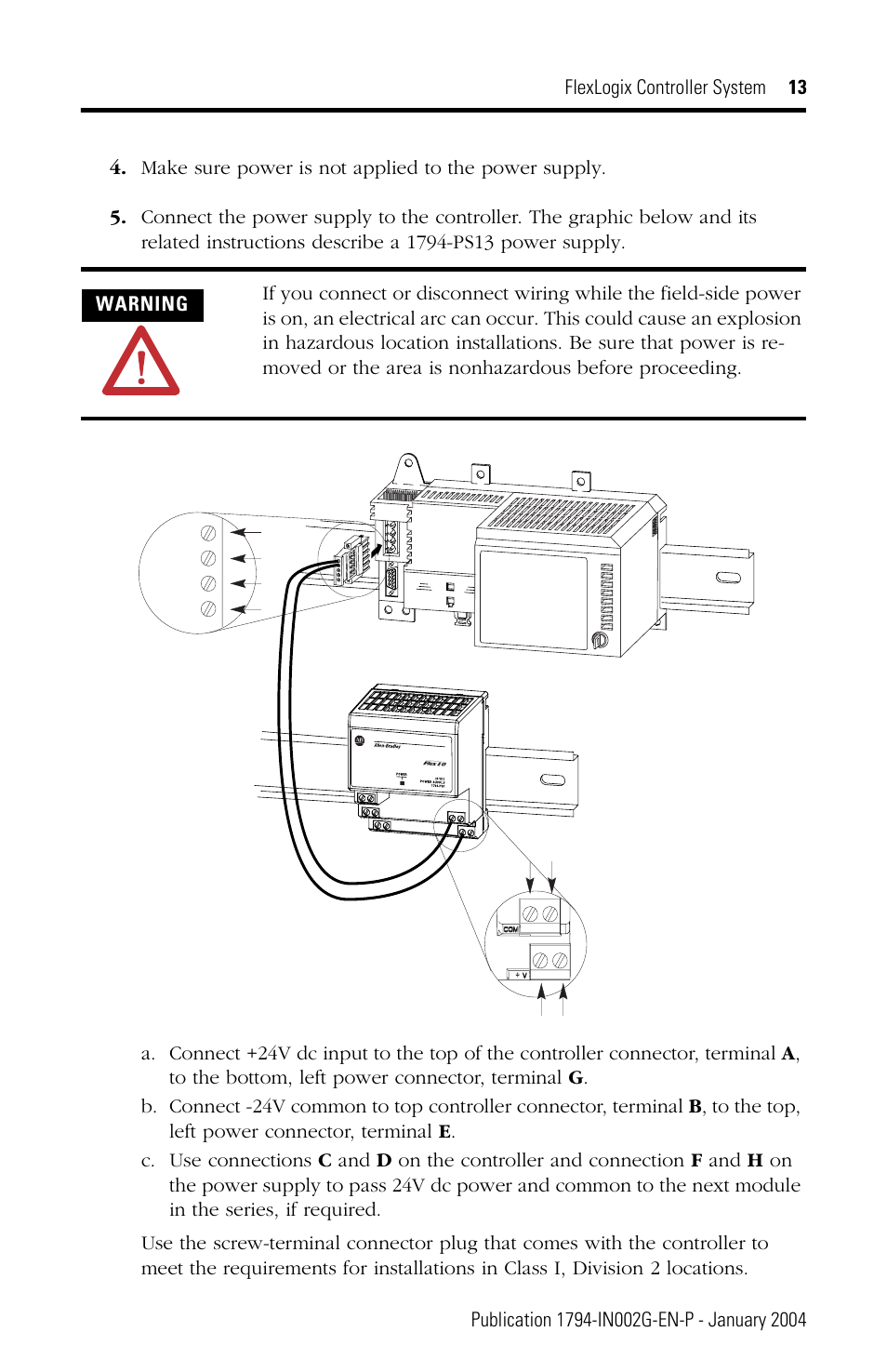 Rockwell Automation 1794-FLA FlexLogix Controller Installation Instructions User Manual | Page 13 / 28