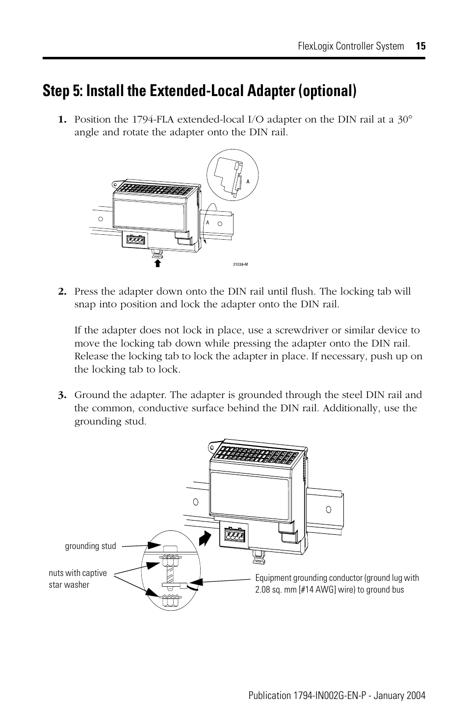 Rockwell Automation 1794-FLA FlexLogix Controller Installation Instructions User Manual | Page 15 / 28