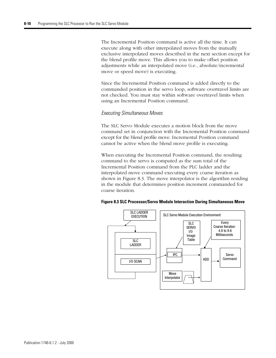 Executing simultaneous moves | Rockwell Automation 1746-HSRV SLC Servo Control Module User Manual User Manual | Page 127 / 224