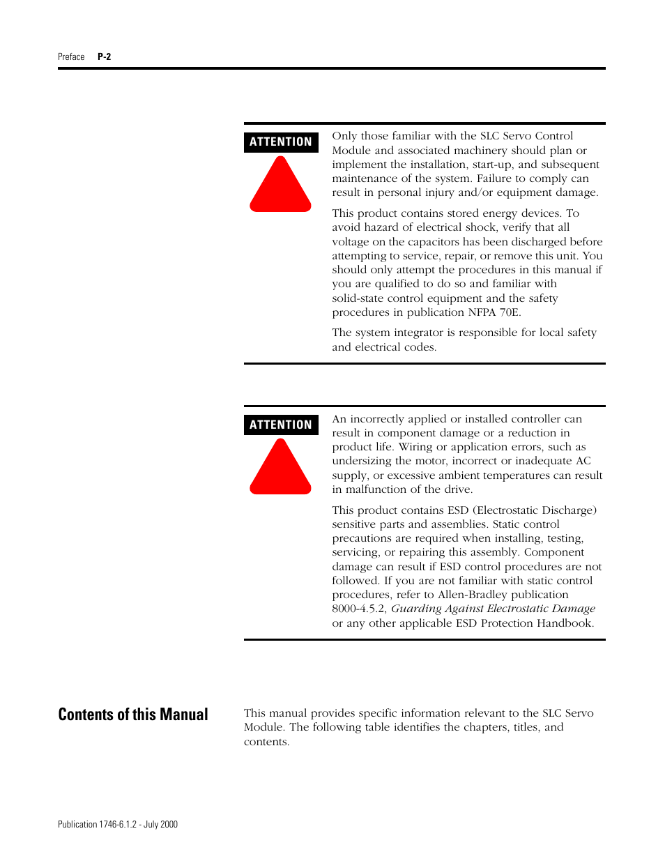Rockwell Automation 1746-HSRV SLC Servo Control Module User Manual User Manual | Page 13 / 224