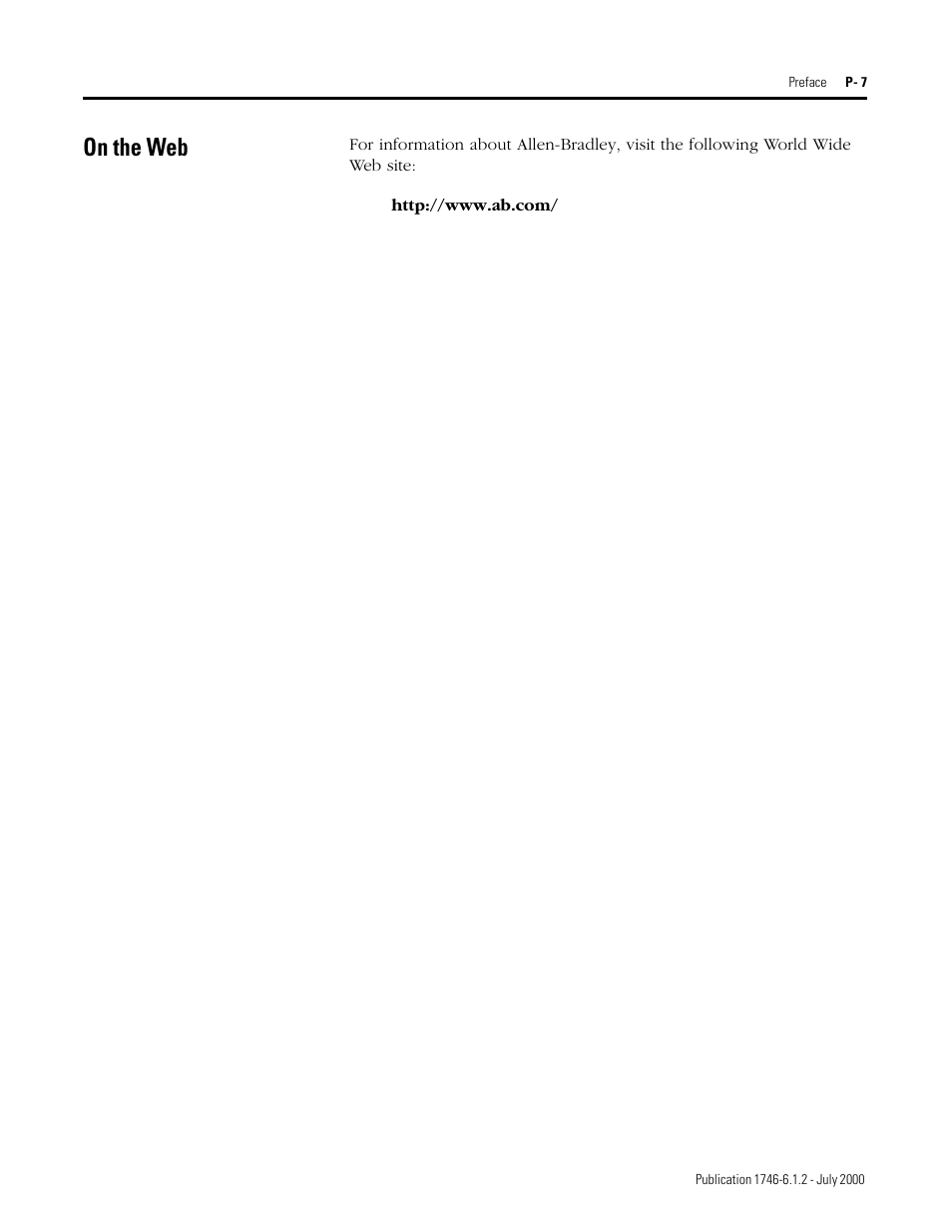 On the web | Rockwell Automation 1746-HSRV SLC Servo Control Module User Manual User Manual | Page 18 / 224