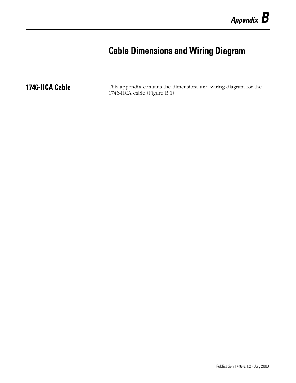 Cable dimensions and wiring diagram | Rockwell Automation 1746-HSRV SLC Servo Control Module User Manual User Manual | Page 188 / 224