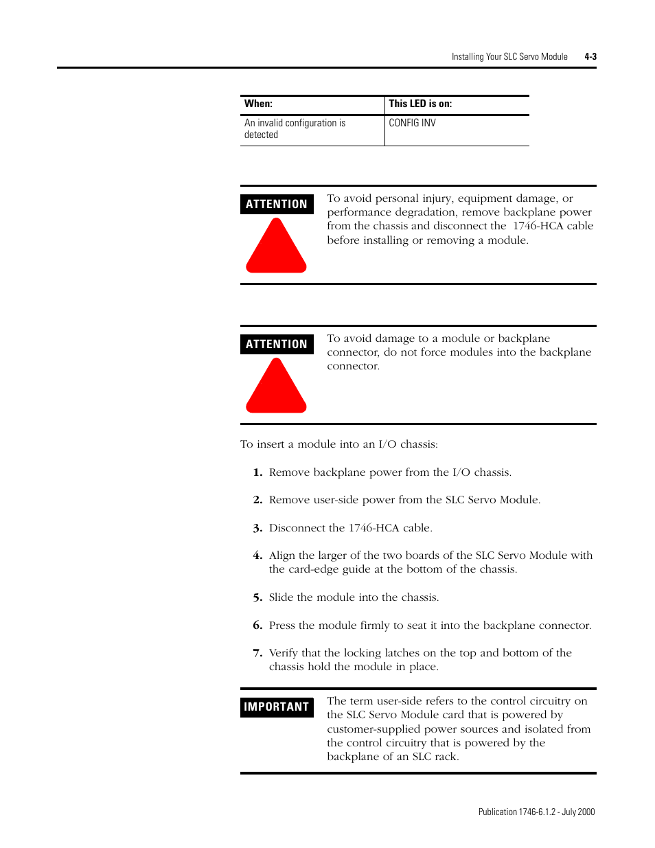 Rockwell Automation 1746-HSRV SLC Servo Control Module User Manual User Manual | Page 38 / 224