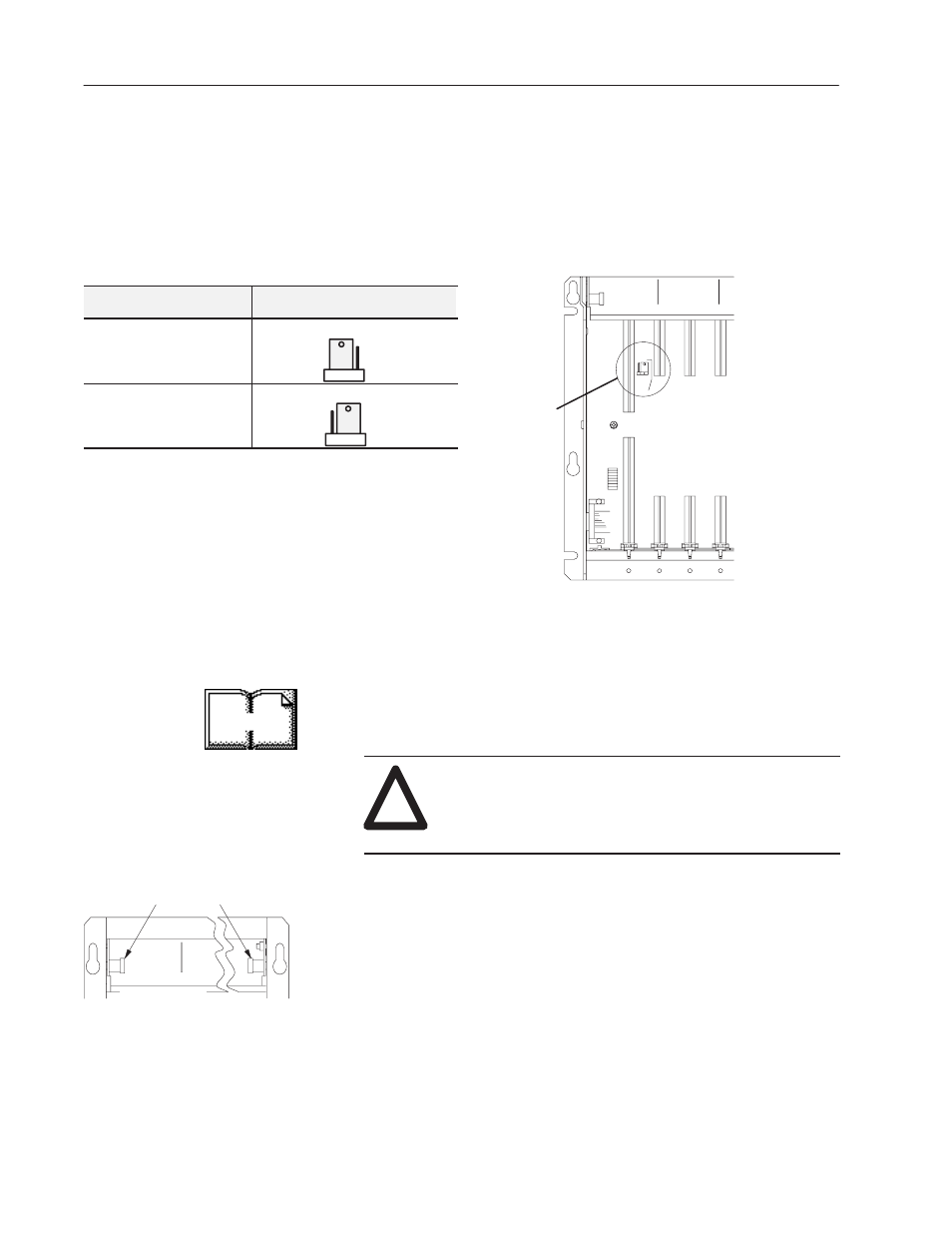 Installing the adapter module in the chassis | Rockwell Automation 1771ACN/B_1771ACNR/B,D17716.5.123 U.MNL CONTROLNET ADAPTER User Manual | Page 20 / 58