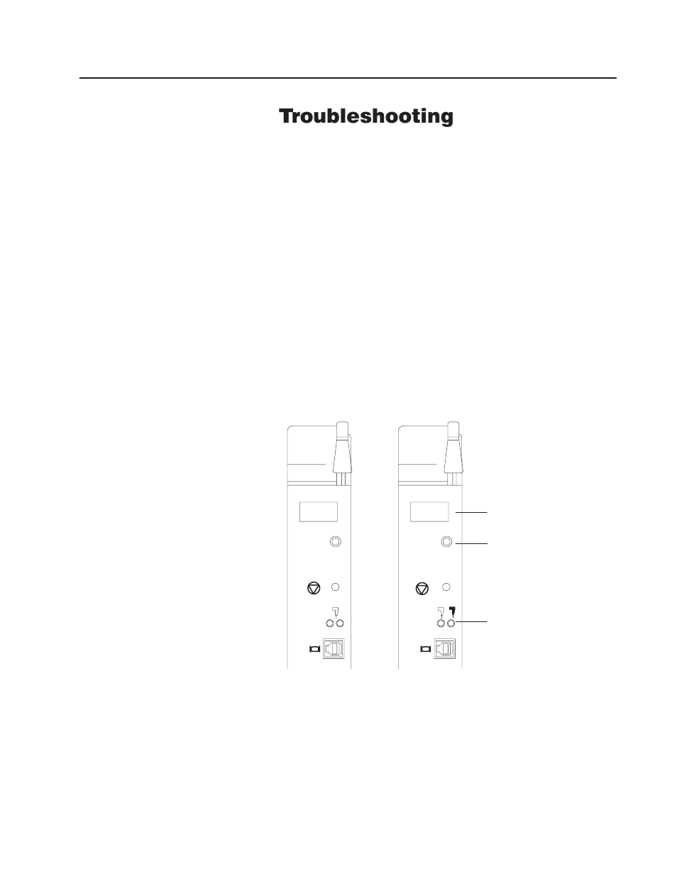 Chapter objectives, Troubleshooting, Chapter | Rockwell Automation 1771ACN/B_1771ACNR/B,D17716.5.123 U.MNL CONTROLNET ADAPTER User Manual | Page 43 / 58