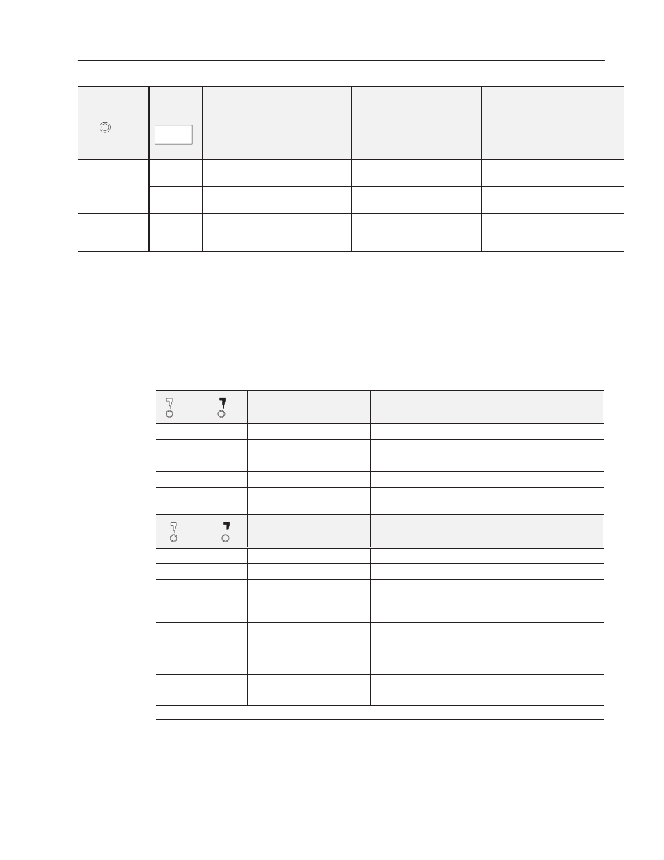 Chapter summary, Controlnet status indicators | Rockwell Automation 1771ACN/B_1771ACNR/B,D17716.5.123 U.MNL CONTROLNET ADAPTER User Manual | Page 45 / 58
